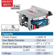 bosch gst 10 j table saw