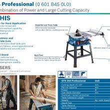 BOSCH GTS 254 TABLE SAW.1