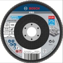 Bosch PRO X571 Flap Disc, Straight, 100 mm, G120